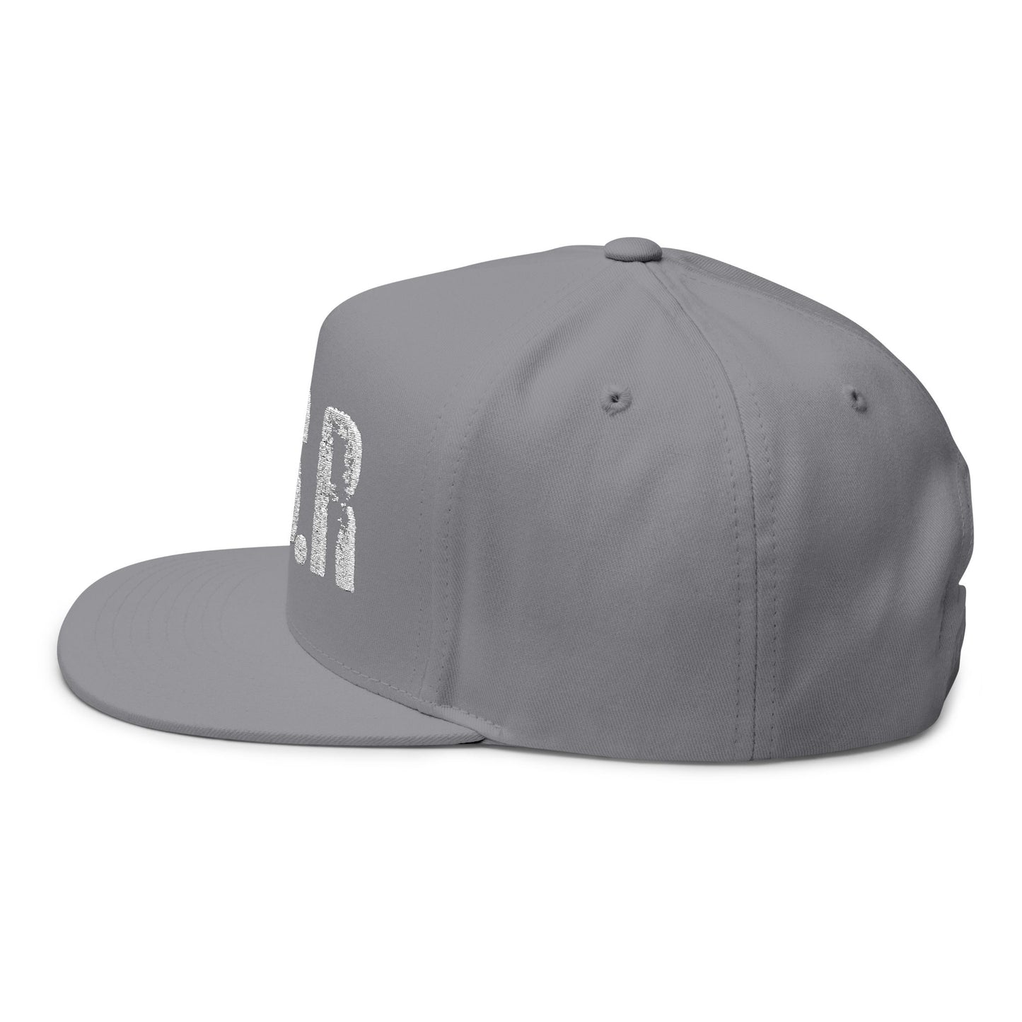 L.S.R white(Lifestyle racing) Flat Bill Cap
