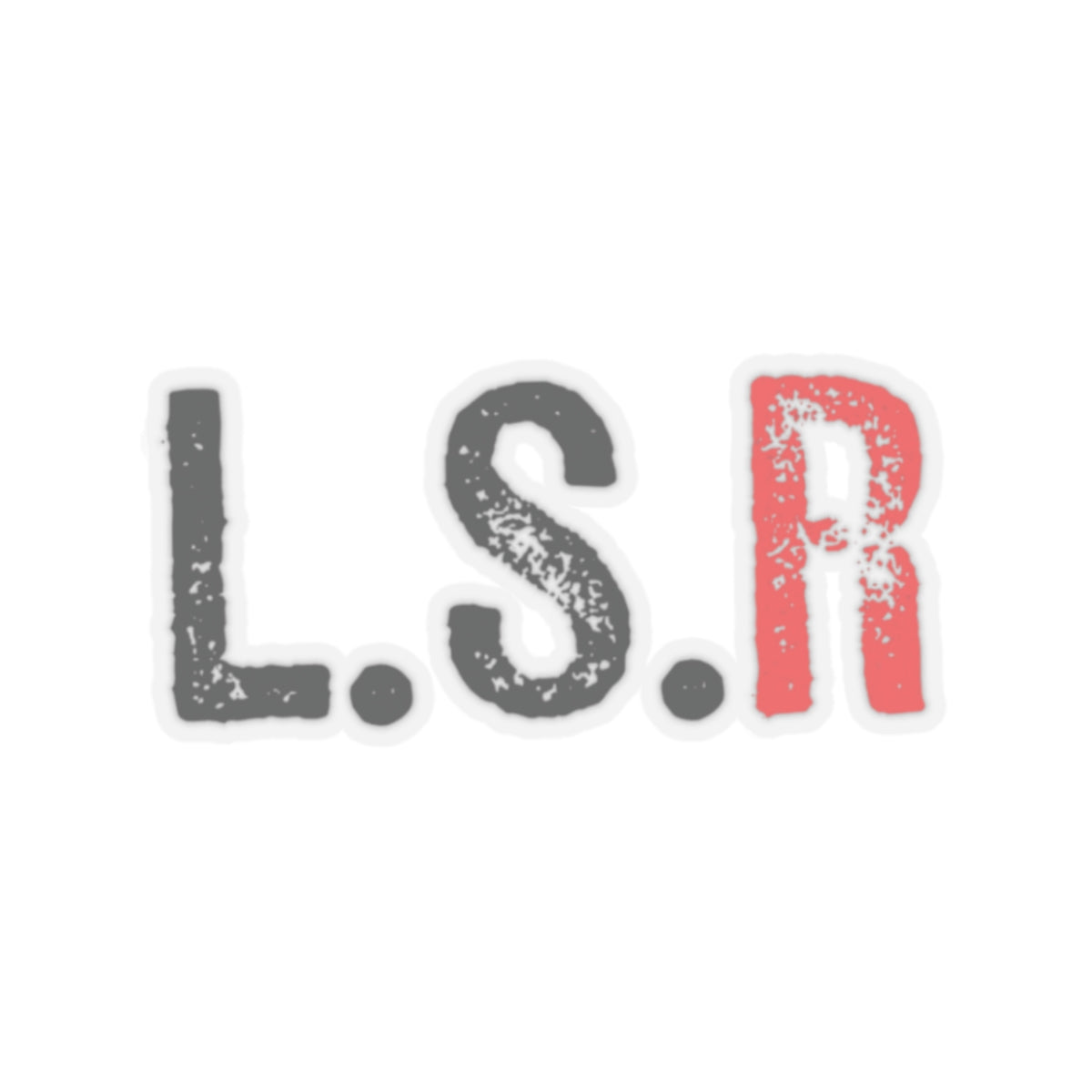 L.S.R Red (lifestyle racing) sticker
