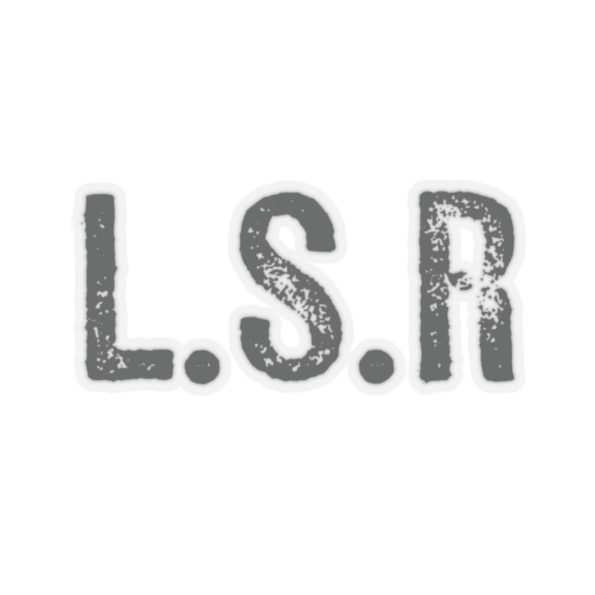 L.S.R black (lifestyle racing) sticker