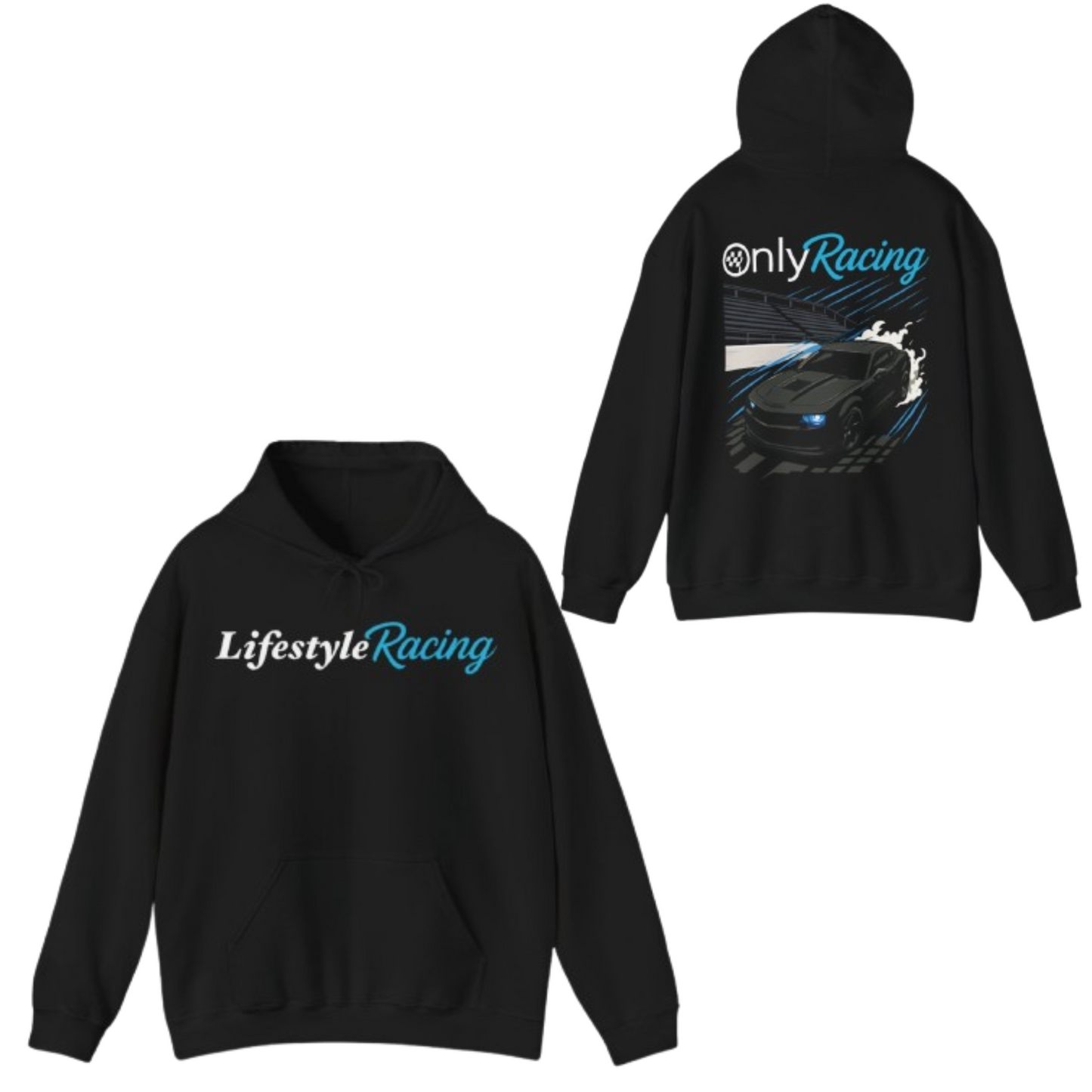 Lifestyle racing only racing graphic hoodie