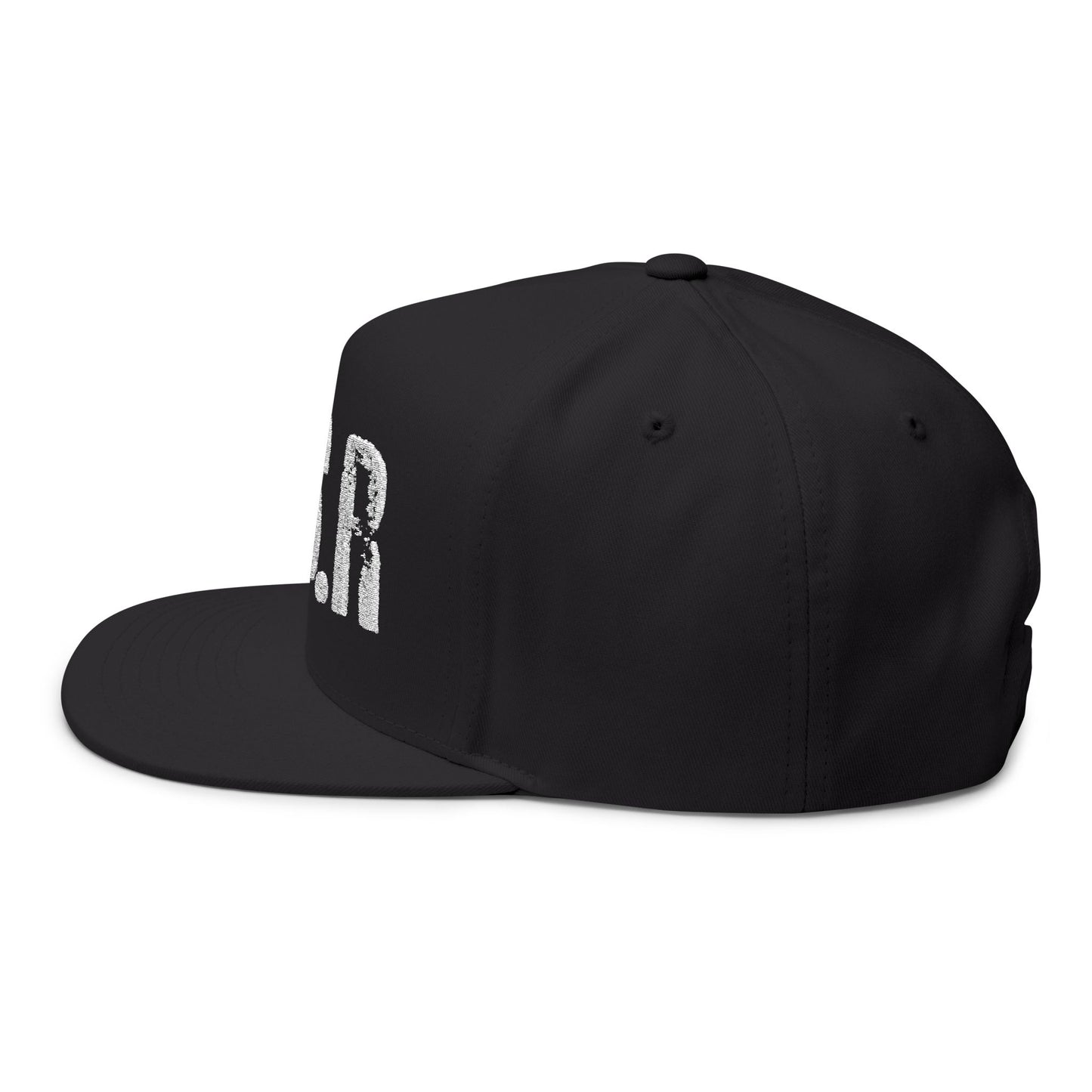 L.S.R white(Lifestyle racing) Flat Bill Cap