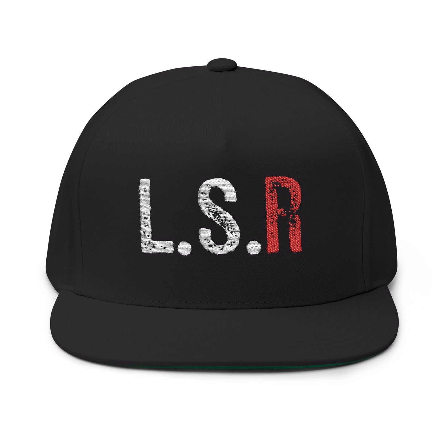 L.S.R red(Lifestyle racing)grey Flat Bill Cap