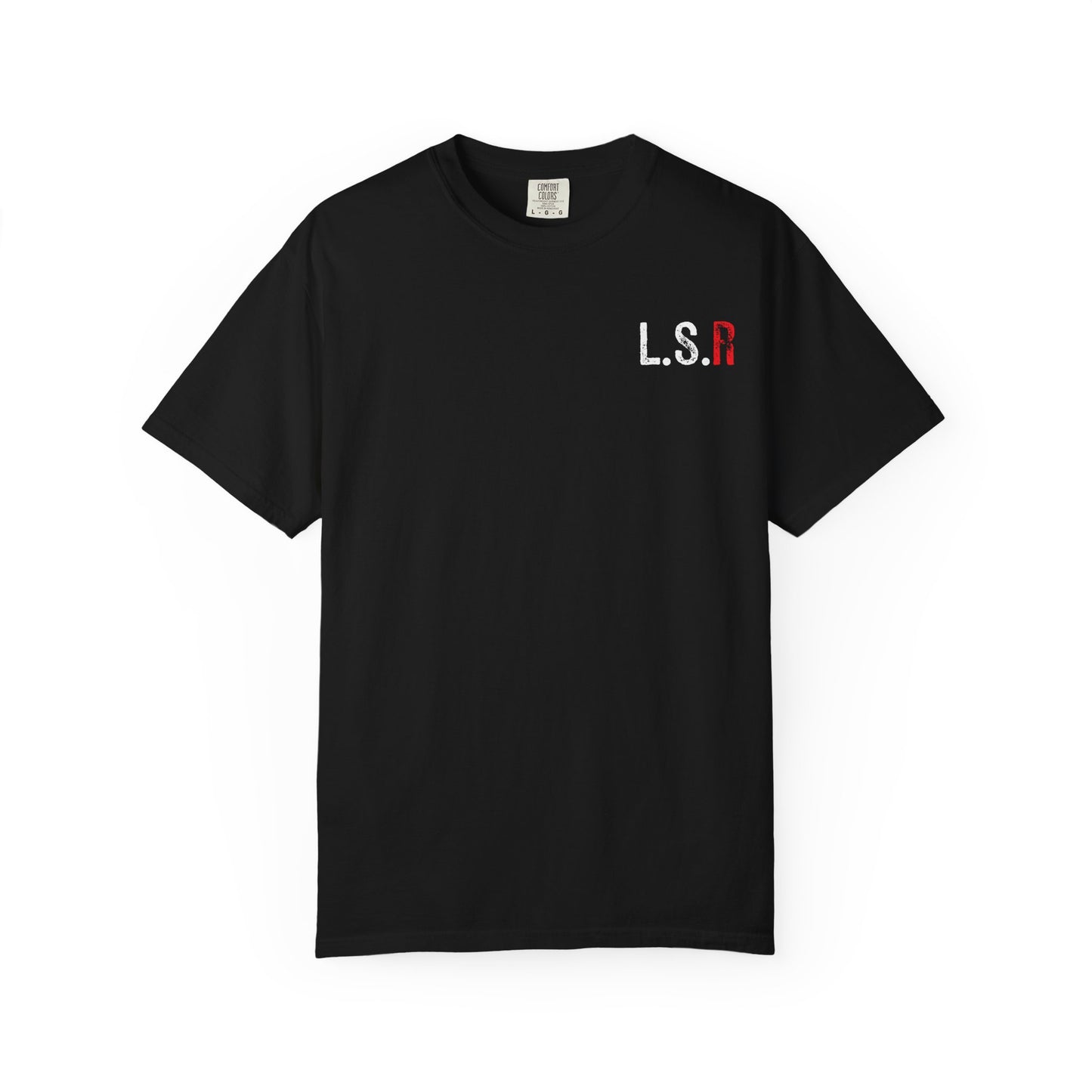 L.S.R red (Lifestyle Racing) In Brembos We Trust graphic T-shirt