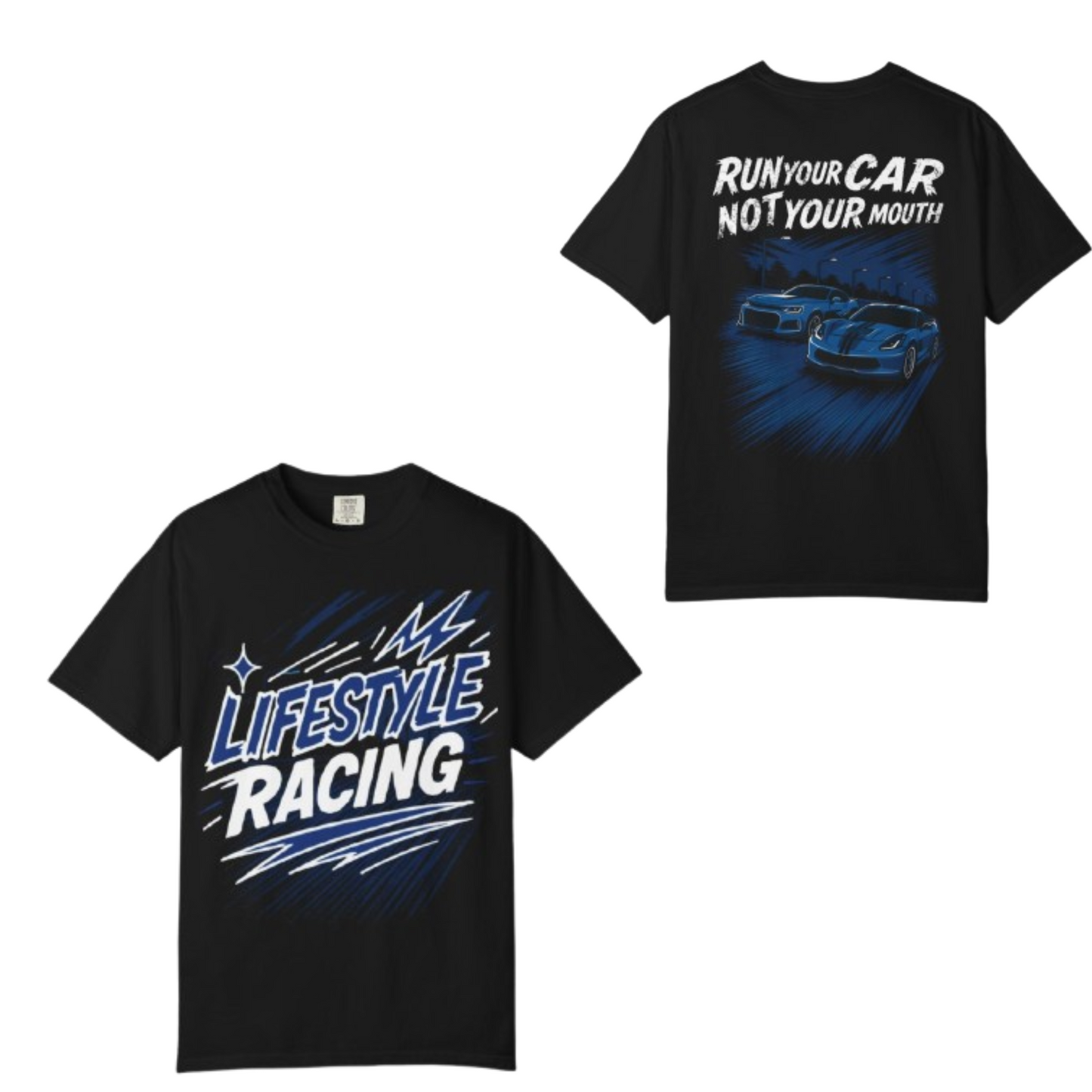 Run your mouth not your car by lifestyle racing- graphic tee
