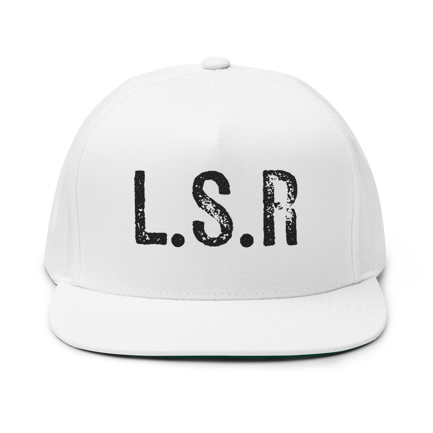 L.S.R black(Lifestyle racing) Flat Bill Cap
