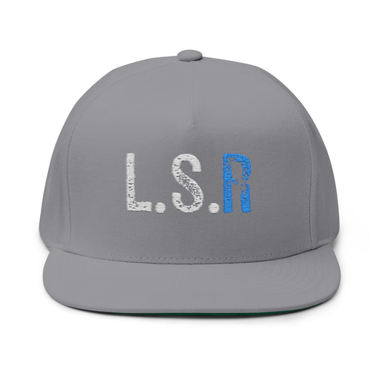 L.S.R blue(Lifestyle racing) Flat Bill Cap