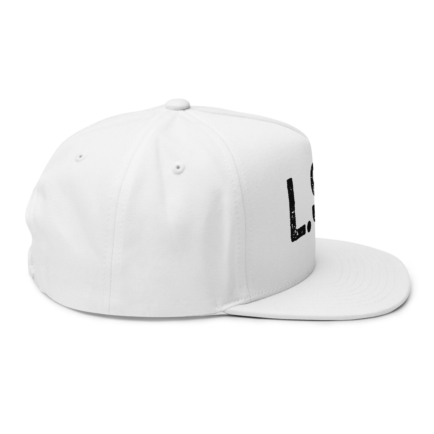 L.S.R black(Lifestyle racing) Flat Bill Cap