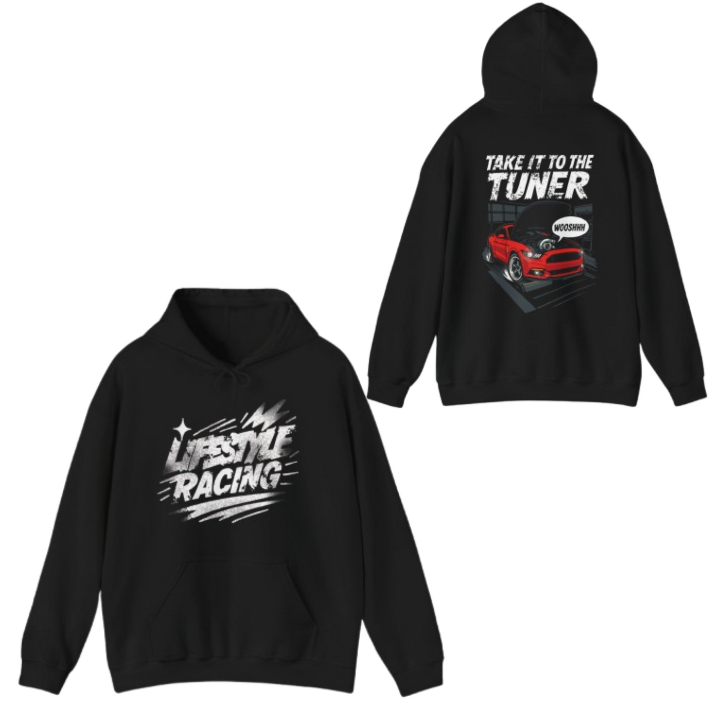 Lifestyle racing Take it to the tuner graphic hoodie